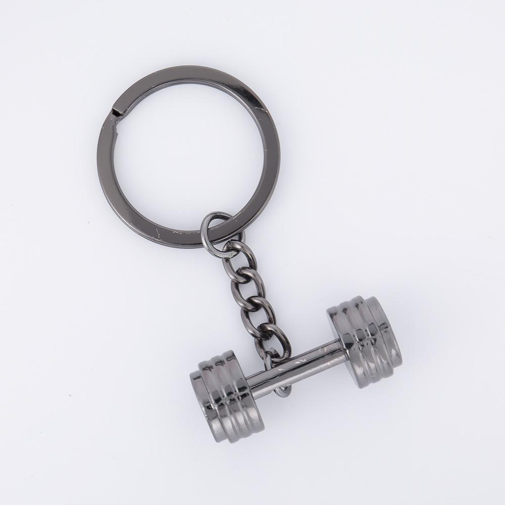 Bag Charm Simulation Dumbbells Keyring Mini Fitness Series Pendant Friends