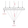 200mm 230 250mm Optical PMMA Solar Focus Fresnel Lens Spotlight Plane Magnifying Solar Condensing Lens Focal Length 100 - 1000mm