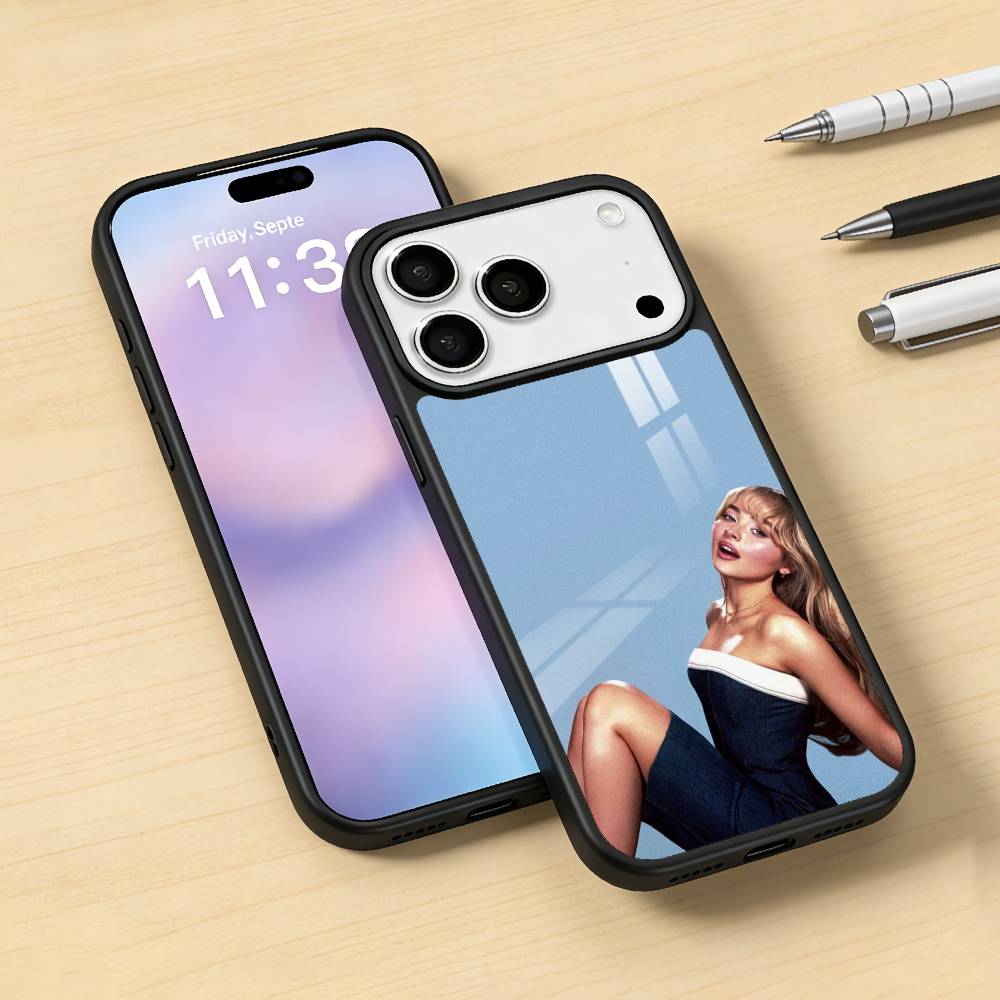 S-Sabrina Singer Carpenter Чехол для телефона Магнитный Для iPhone17 16 15 14 13 12 Pro Max Для Magsafe Беспроводная зарядка Чехол