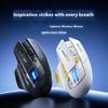 Беспроводная Bluetooth-мышь A9 Exploration Edition Бесшумная Перезаряжаемая Двухрежимная Офисная Игровая Светящаяся