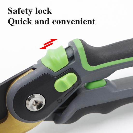 Секатор с острым жестким лезвием Эргономичная конструкция ручки Универсальное применение Садовые ножницы Ножницы для обрезки