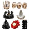 Yousheng Halloween Candle Holder Spooky Resin Grim Reaper Skeleton Human Organ Statue Tabletop Tea Light Holder for Home Office Kitchen Mantel Decor