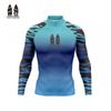 Mens Long Sleeve Quick-Dry Rash Guard Surfing Swimming Diving UV Protection Athletic Fit