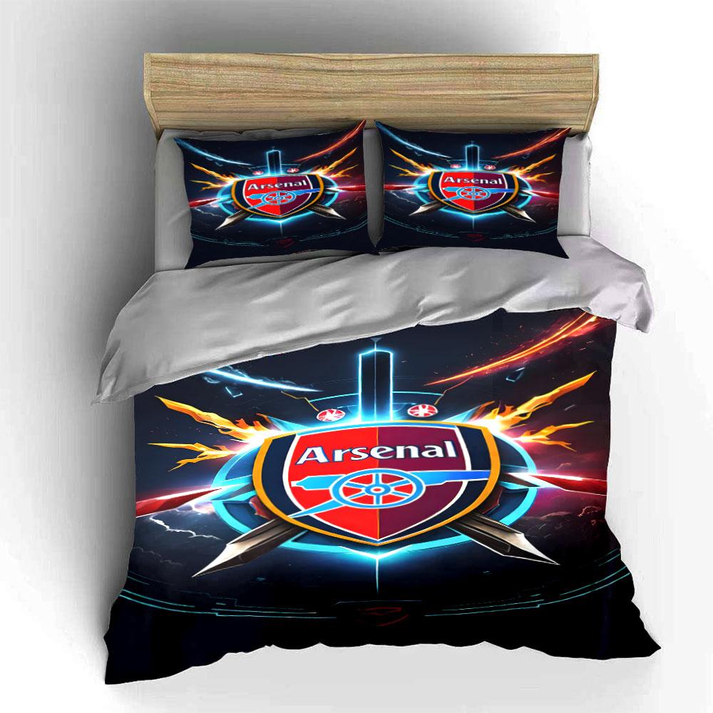 Arsenal logo with swords. Bedding sets Duvet cover sets Duvet covers Pillowcases(1*Duvet Cover 2*Pillowcases without duvet insert)