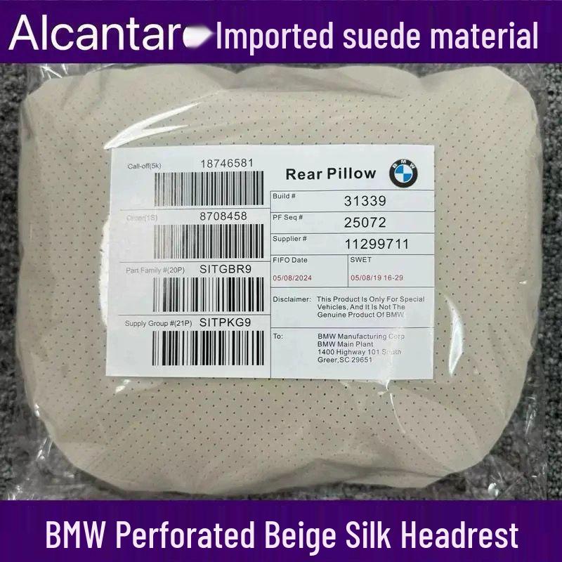 Headrest & Lumbar Support for BMW 3, 4 Series, X1, X2, X3, X5, X6, GT - Neck Protection & Car Interior Comfort