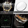 Top Luxury High Quality Watches for Men Sport Quartz Leather Man Watch Waterproof Luminous Date Week Men's Watch Male Clock