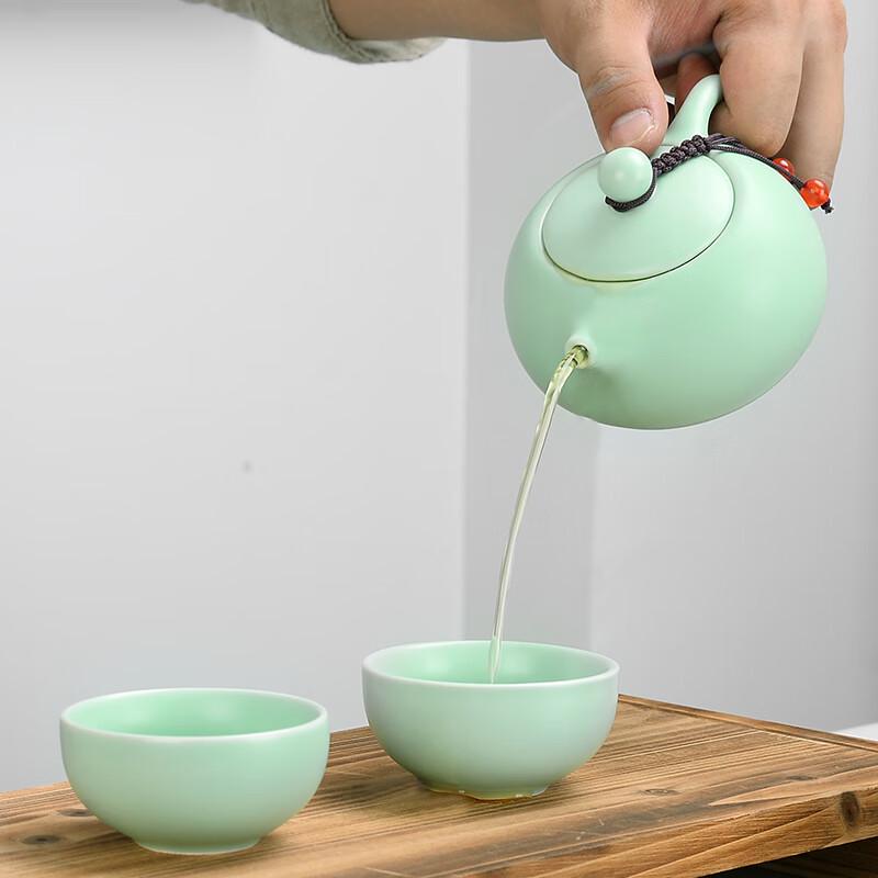 Xiaoyueya Ceramic Kung Fu Tea Set