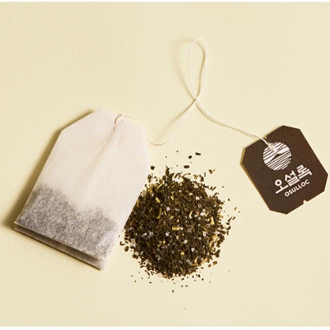 Традиционный корейский чай, смесь цветов канолы Осуллок Чеджу и чайной смеси с медом (Чайный пакетик) 20 штук