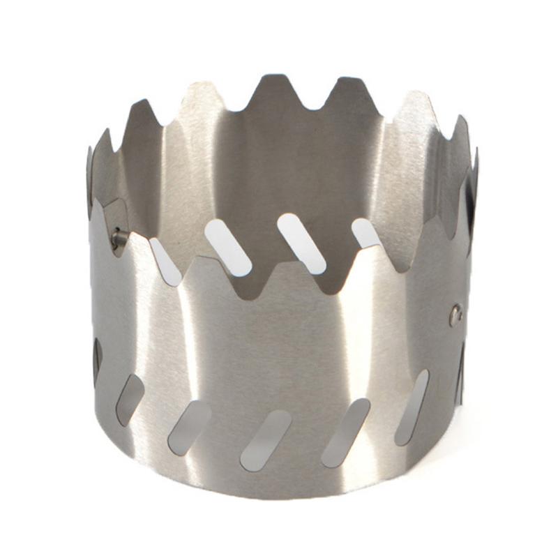 Уличная 2-в-1 ветрозащита портативная сверхлегкая титановая стойка для спиртовки походная