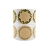 500 Stickers Kraft Paper Flowers Can Be Handwritten Decorative Seal Stickers Self-adhesive Label Paper Self-adhesive Labels Roll