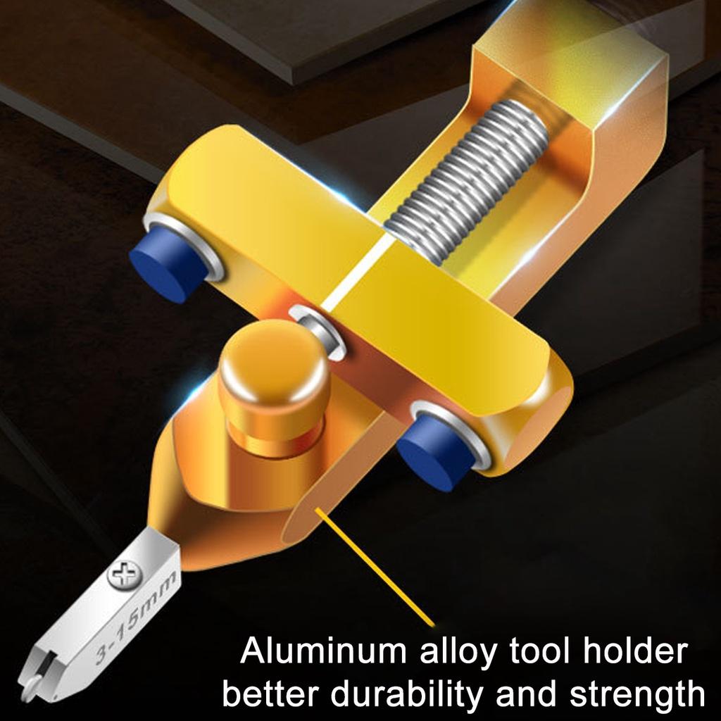 Профессиональный резак для стекла и плитки 2 в 1, ручной плиткорез для резки керамической плитки, стеклорез, открывалка для плитки, алмазная резка