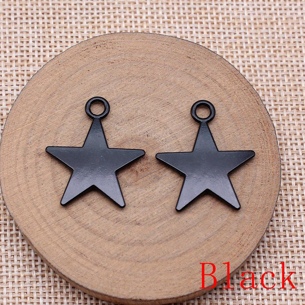 Hollow Pentagram Charms Pendant For Bracelet Necklace Jewelry Making Craft Findings