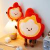 25/38cm Fashion Simulation Bonfire Plush Toy Soft Stuffed Cartoon Fire Doll Creative Home Living Room Pillow Cushion Decor Gift