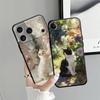 Чехол для телефона Funda для Apple iPhone 17 Pro Max 14 15 Pro 7 8 16 XR XS MAX Air 13 11 12 Мультяшный Милый Кот