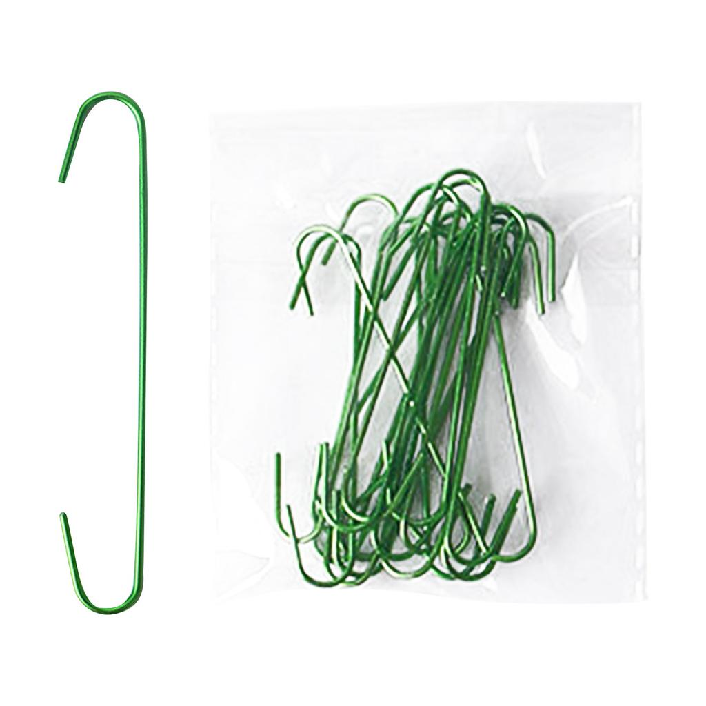 20 Pack Ornament Hooks – Holiday Ornament – Christmas Ornament Hooks For Christmas Decoration (Green)
