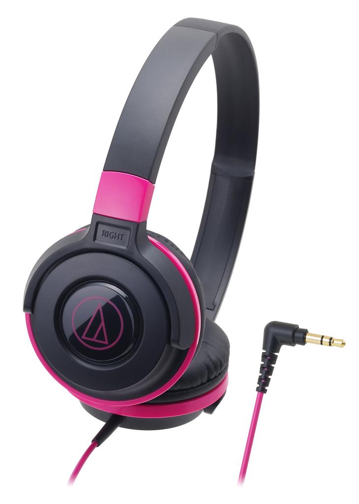 BPK Wired Black Pink Audio-Technica ATH-S100 Headphones, &