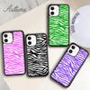 Zebra Drawing Animal Print Phone Case for iPhone 11 12 13 14 Pro Max Mini XR XS SE 2020 6S 7 8 Plus Samsung Galaxy S21 S22 Cover