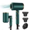 1800W Professional Hair Dryer with Diffuser and Nozzles Powerful Blow Dryer for Fast Drying Compact Lightweight Travel Portable Hair Dryer for Users