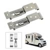 2pcs Trailer Vehicle Car License Plate Spring Loaded Stainless Bracket Rack Frame Holder Clamps Truck Number Plate Clips