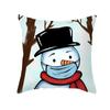 Christmas Pillow Case Cartoon Vent Mask Santa Claus Series Printed Sofa Cushion Pillow Case Home