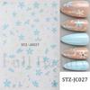 New nail art stickers ins autumn pumpkin retro plaid thorn lines thanksgiving adhesive nail stickers