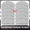 Совместимо для ECOVACS T10 PLUS / X1 PLUS Запасная боковая щетка HEPA-фильтр Моющая насадка Пылесборник Запчасти Аксессуары