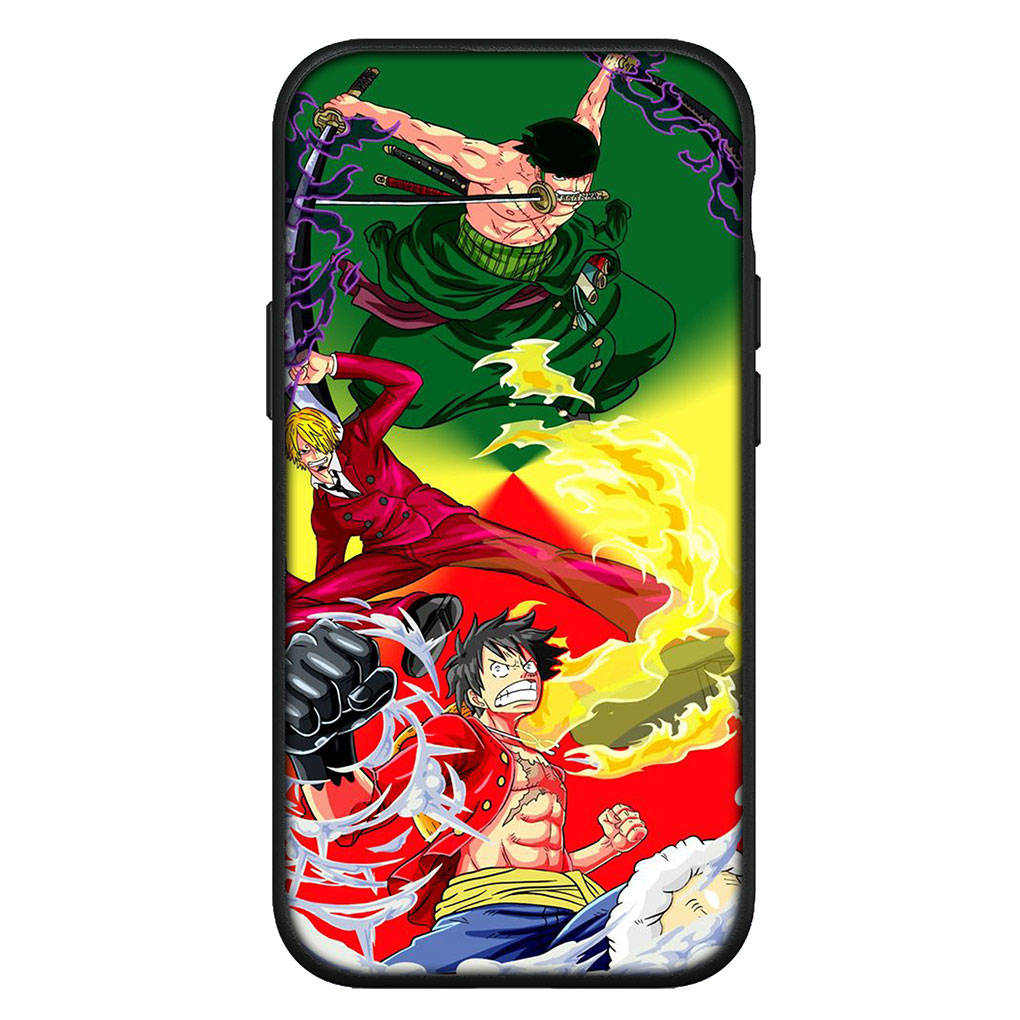 Для iPhone 16 15 Xiaomi Redmi Note 14 13 12 11 Pro Max 16e Samsung Galaxy S25 S24 S23 Moto OPPO Huawei Comics One Piece Roronoa Zoro Luffy чехол для телефона