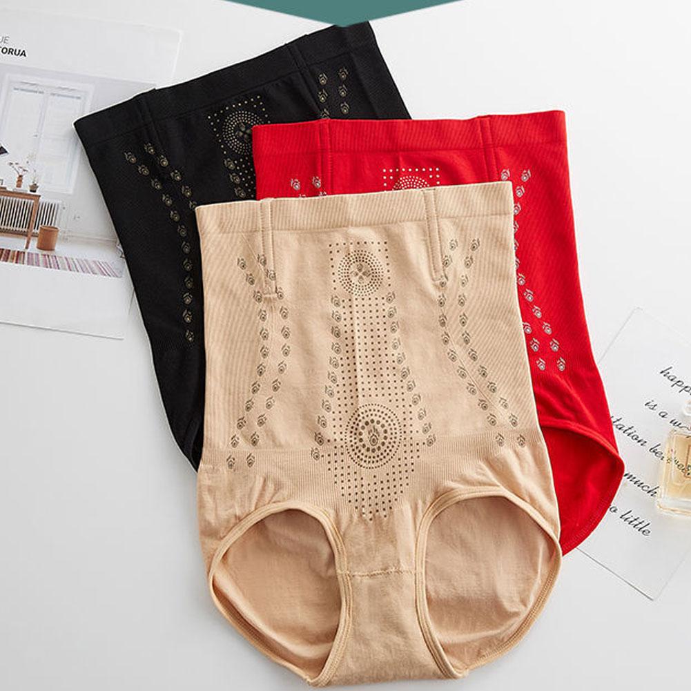 Бесшовные женские трусики с высокой талией, трусики с плоским животом, корректирующее фигуру, нижнее белье, удобные послеродовые брюки для живота, трусы