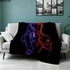1PC Death Note Patterned Flannel Blanket Suitable For All Seasons For Home Decor Warmth And Comfort Gifts Holiday Present