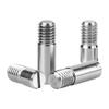 304 Stainless Steel GB878 Slotted Head Cylindrical Pin with External Thread - M2 to M10