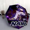 Personalized Name Genshin Impact Print Umbrella - Automatic Open/Close, Eight-Rib Durable Frame, Automatic Folding Umbrella
