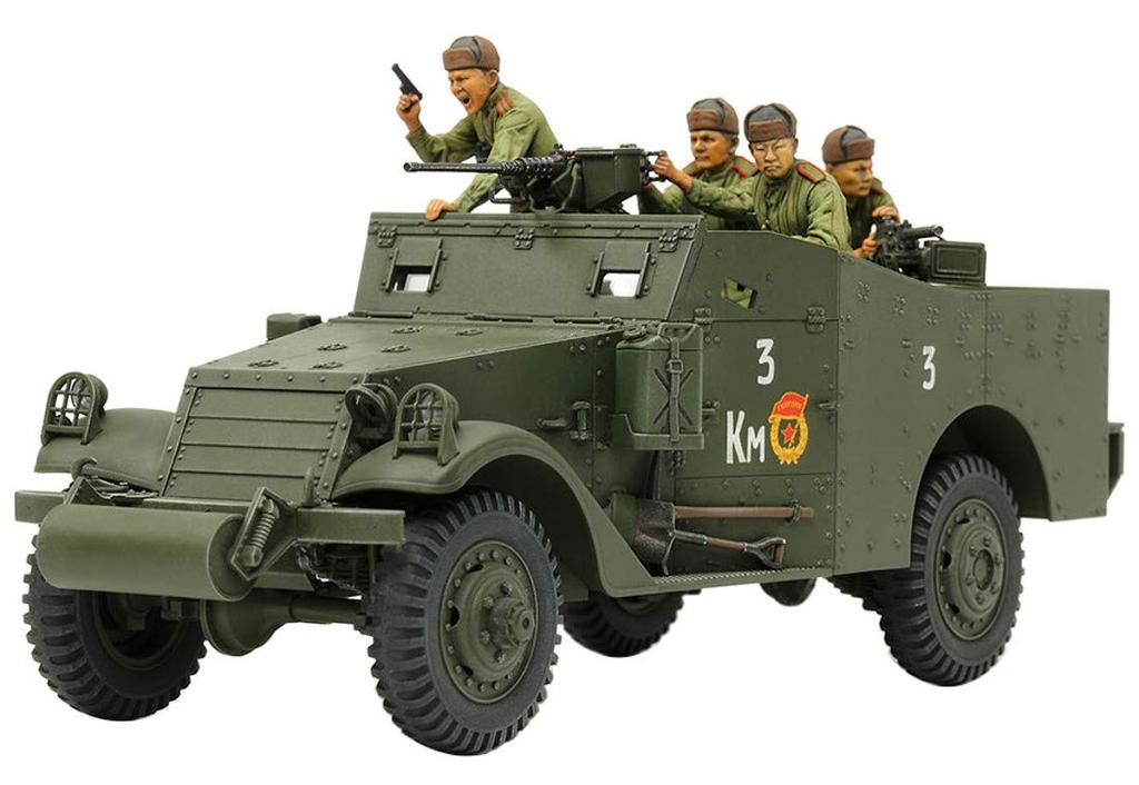Пластиковая модель военной миниатюры TAMIYA M3A1 Scout Car 35363 1/35 № 363