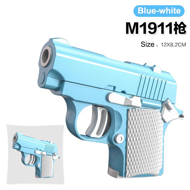3D гравитационный пистолет 3D-печатная мини-модель пистолета 1911 Игрушки-антистресс для взрослых Игрушка для снятия стресса для детей Мальчиков Девочек Подарки на день рождения
