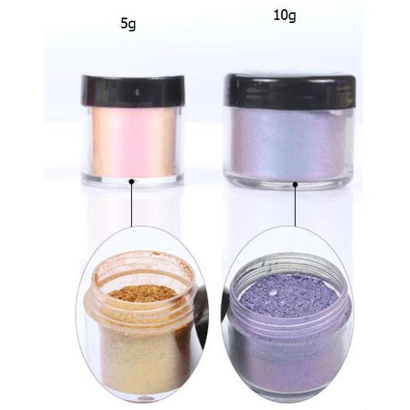 Хамелеон-Порошок, изменяющий цвет, слюдяной порошок для эпоксидной смолы, жемчужный пигментный порошок для рисования, мыла, слизи, 12 цветов