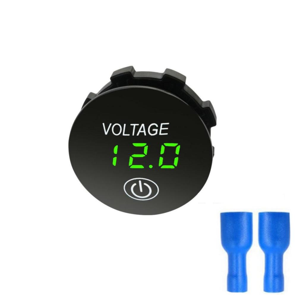 DC 12V-24V Digital Panel Voltmeter Voltage Meter Tester Led Display For Car Auto Motorcycle Boat ATV Truck Refit Accessories