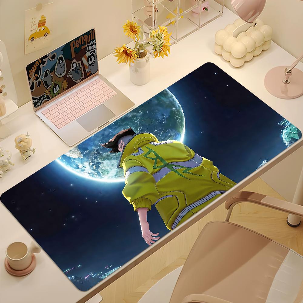 Anime Ccyberpunk Edgerunners Mouse Pad Large Nonslip Lockedge Desktop Computer Desk Mat Keyboard Mousepad Office Gamer Student