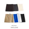 Kaslead Новое поступление Женский модный стиль Стильные Простые и Универсальные Разрезы по подолу Кюлоты 1478041