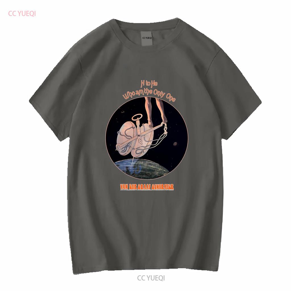 Генератор Ван де Граафа H to He Who Am the Only One Классическая футболка с длинным или коротким рукавом винтажная стираная унисекс немного