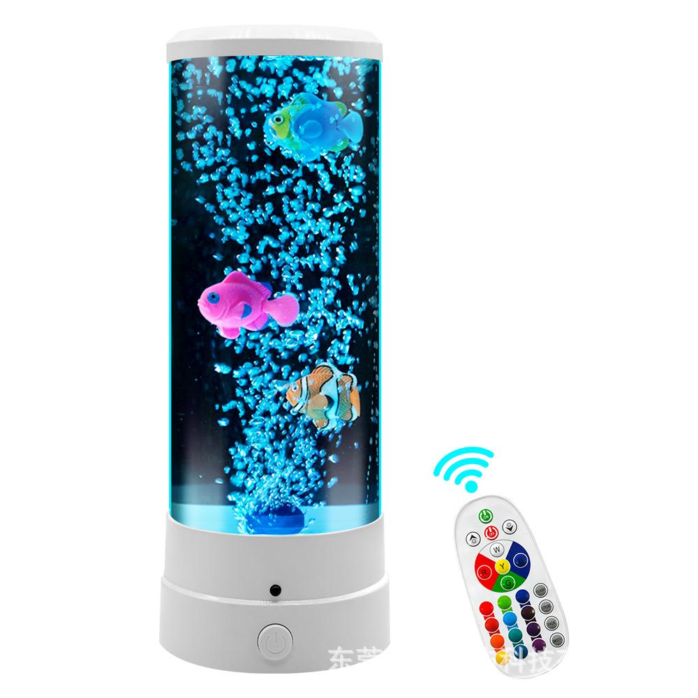 LED Jellyfish Night Light - Creative DIY Table Lamp for Kids' Rooms