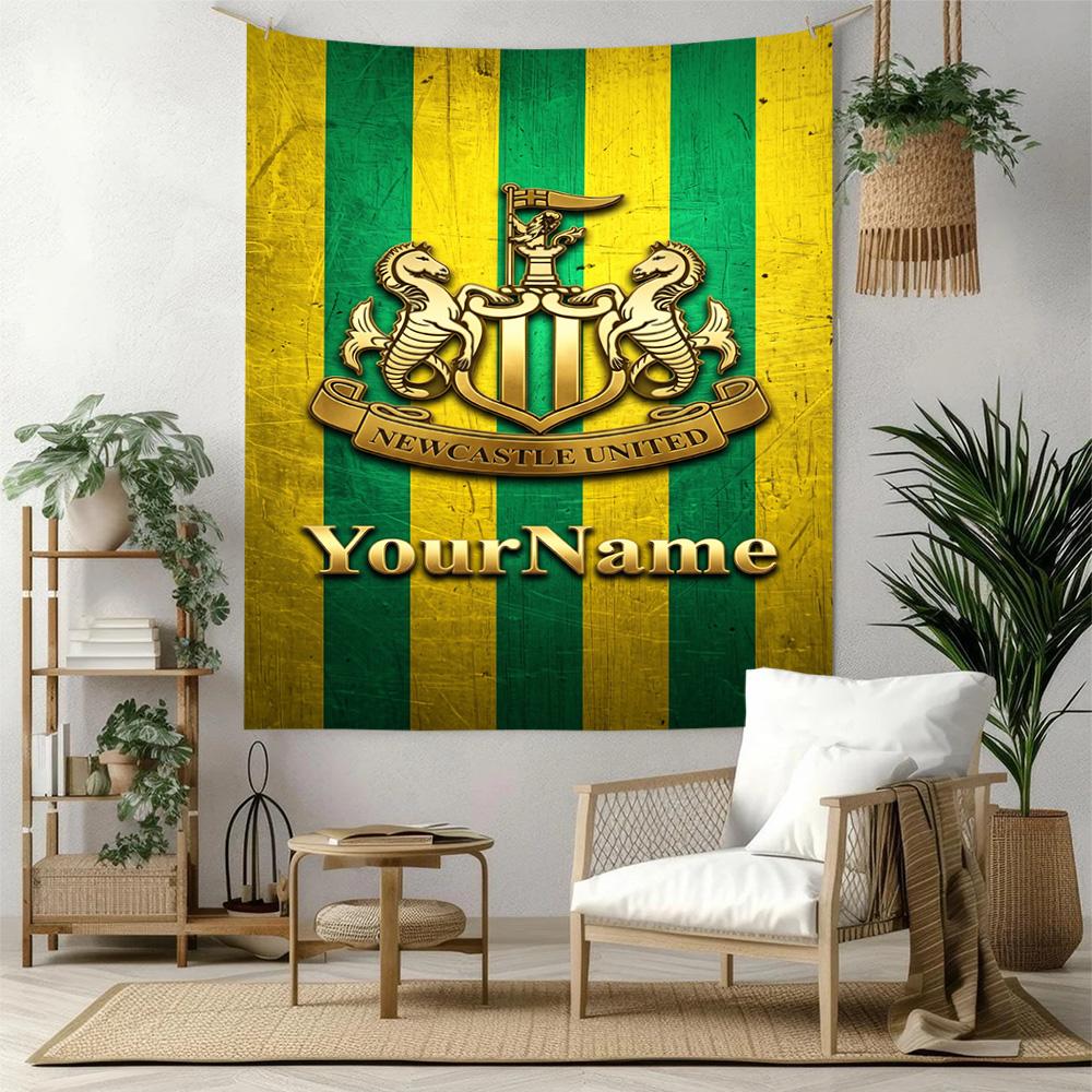 Newcastle Custom Your Name Wall Decor Tapestry Art For Pet Memorial Birthdaywedding Party Backdrop Family Gift