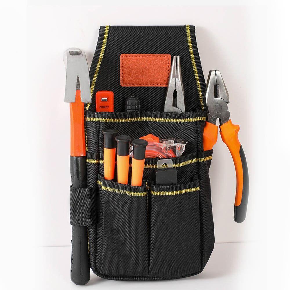 Thicken Electrician Tool Bag Adjustable Tools Storage Bag Portable Waist Belt Pouch Electrician