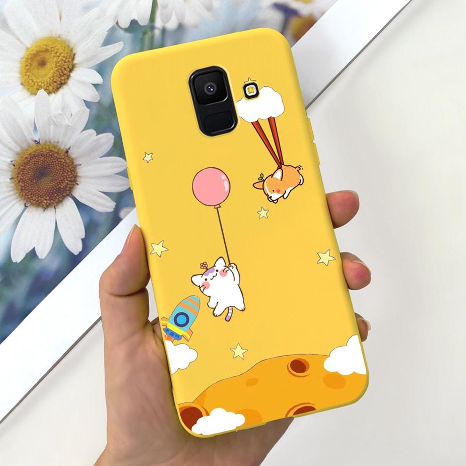 Чехол для Samsung Galaxy A6 Plus 2018 SM-A605F Милый Чехол-Мультяшный Динозавр Мягкий ТПУ Чехол для Телефона Для Samsung A6 2018 A600F A6+ Сумки