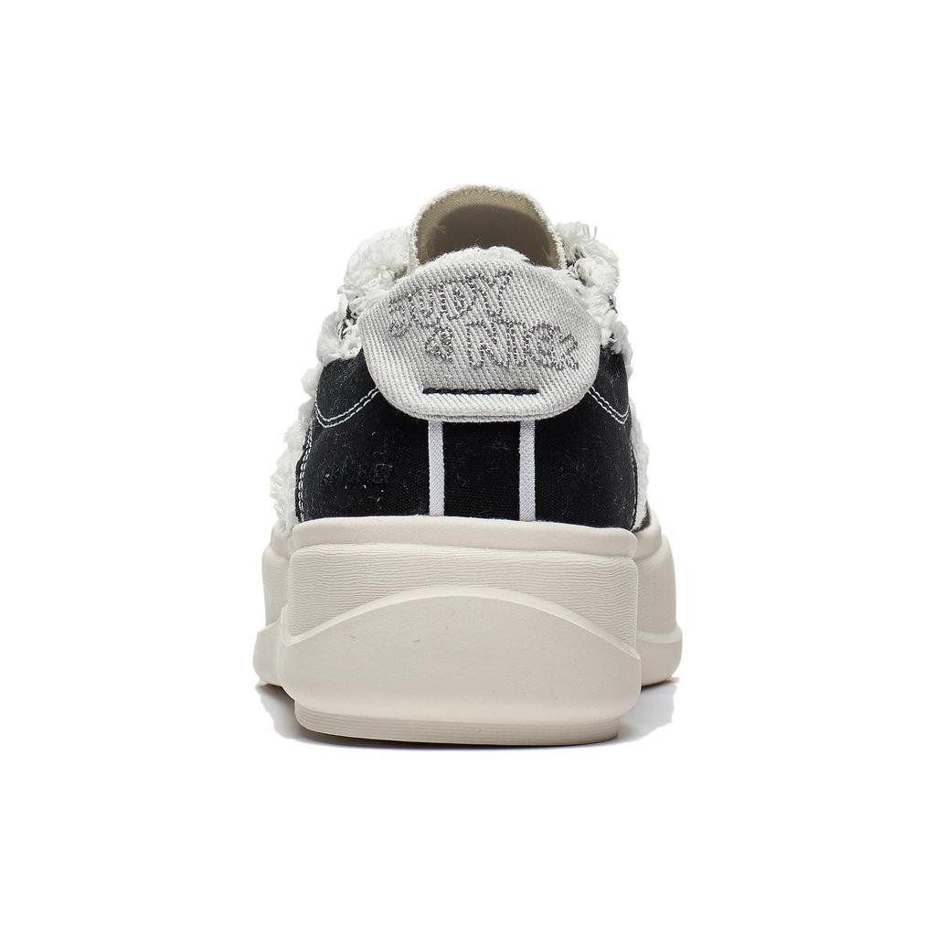 Disney X Li Ning Honey Platform Slip Non-Slip Durable Low Top Sports Casual Shoes Women sneakers Black White AGCT042-1