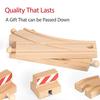 BRIO 50-Piece Add-On Rail Set (33772) for ages 3 and up. [Toy, Wooden Toy, Wooden Rail Set, Gift (Birthday/Christmas)]