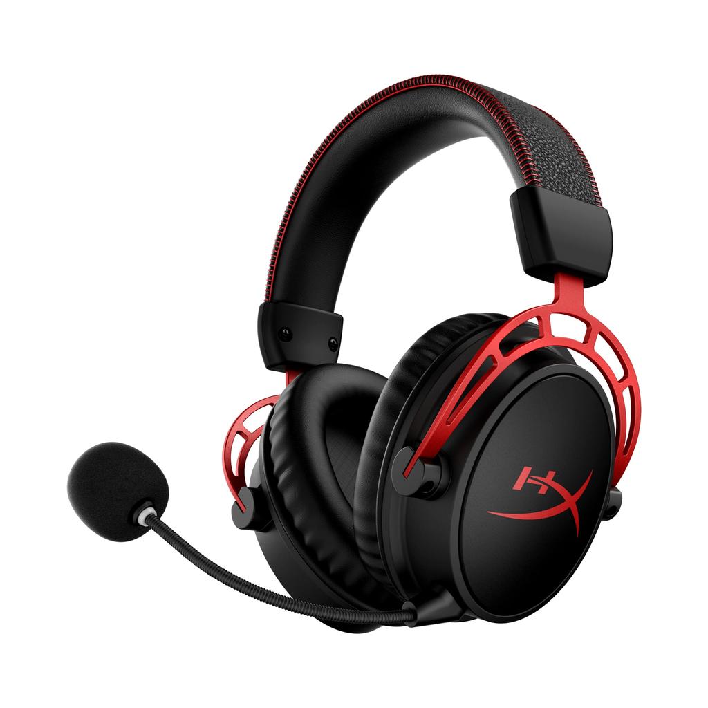 Беспроводная игровая гарнитура HyperX Cloud Alpha с временем работы от аккумулятора и DTS для 300-часового звучания, красная, PC/Switch (4P5D4AA)