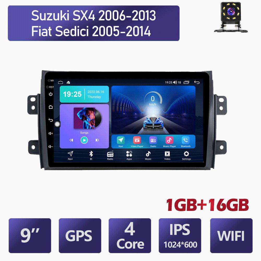 2 DIN автомобильный Android автомобильный радио мультимедийный видеоплеер для Suzuki SX4 2006-2013 Bluetooth Carplay автоматическая навигация GPS DSP 2 + 32 ГБ