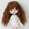 Парик длинный кудрявый для куклы Linfairy 9-10 дюймов 69 (коричневый)