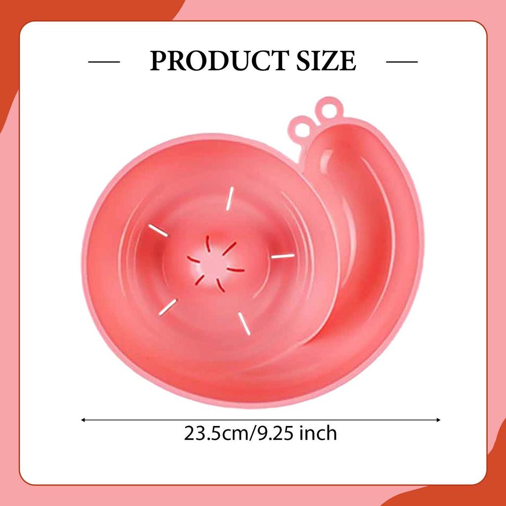 Draining Basket for Fruit Snail Shaped Portable Fruit Veggie Washing Basket for Cherry Grapes Strawberry Home Use Apartment