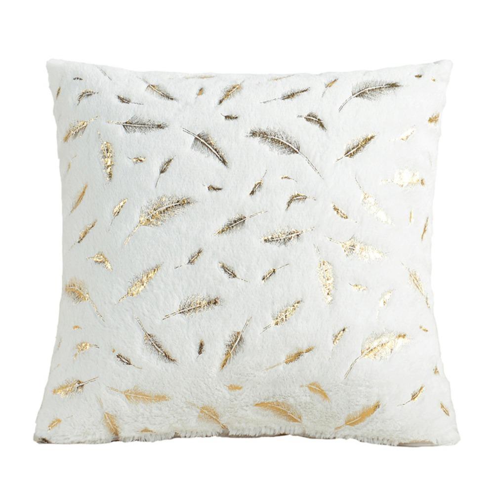 Плюшевые наволочки для диванных подушек 43x43см Наволочка для подушки Роскошная наволочка для диванной подушки Дом Офис Гостиная