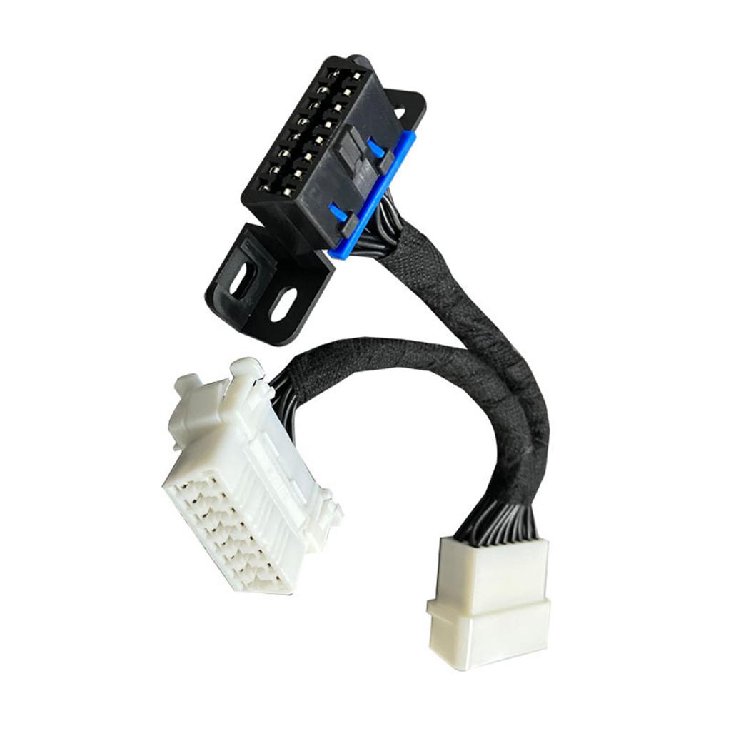 OBD2 Разветвитель Y-образный кабель Мужской разветвитель на 2 женских удлинительных кабеля 15 см / 6 дюймов Автомобильный OBDII Разветвитель Удлинительный кабель